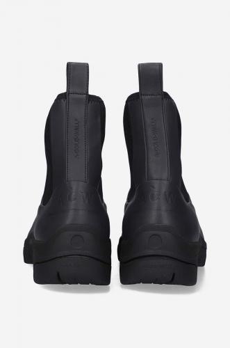 A-COLD-WALL* pantofi NC-1 Boot II bărbați, culoarea negru ACWUF062-BLACK