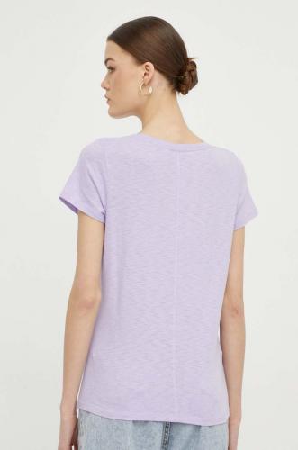 Superdry tricou femei, culoarea violet