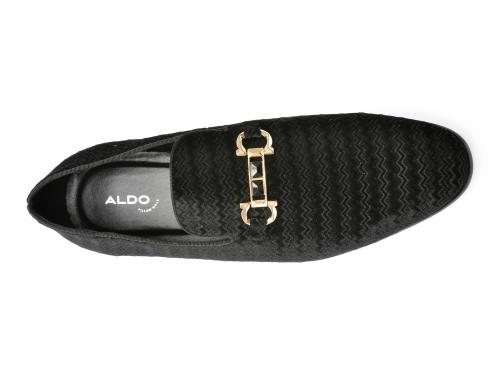 Aldo Pantofi negri, BOWTIE001, din material textil