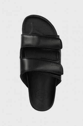 Gant slapi de piele Mardale femei, culoarea negru, cu platforma, 26561890.G00
