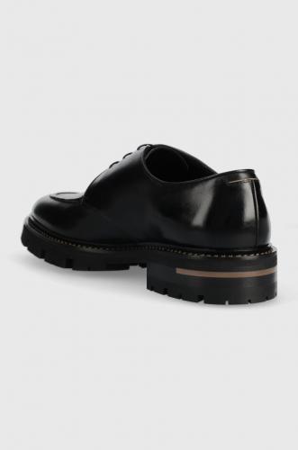 Boss pantofi de piele Terry-T barbati, culoarea negru, 50499855