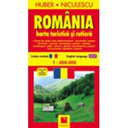 Huber Harta Romania. Harta turistica si rutiera