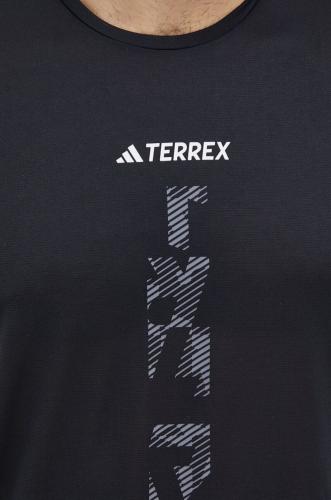adidas TERREX tricou sport Agravic culoarea negru, cu imprimeu