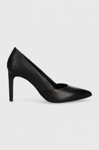 Calvin Klein pantofi cu toc ESS STILETTO PUMP 90 EPI MN MX