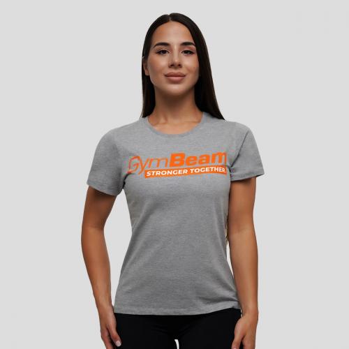 GymBeam Tricou pentru femei Stronger Together T-shirt Grey L