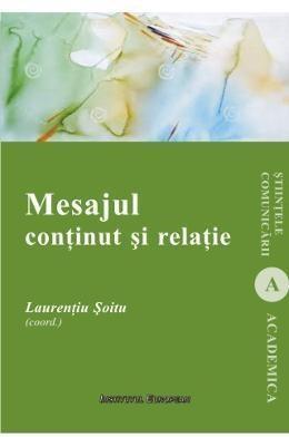 Institutul European Mesajul, continut si relatie | Laurentiu Soitu