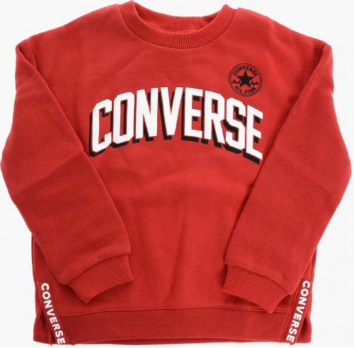 Converse Printed Sweatshirt Red