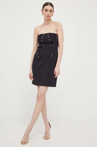 Pinko rochie culoarea negru, mini, oversize
