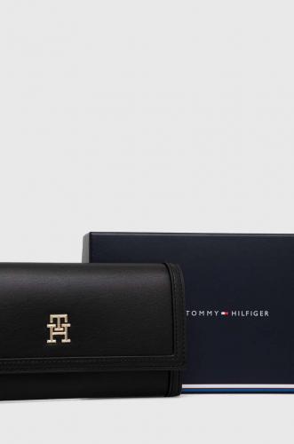 Tommy Hilfiger portofel femei, culoarea negru AW0AW15747