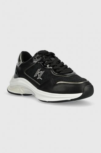 Karl Lagerfeld sneakers LUX FINESSE culoarea negru, KL63165