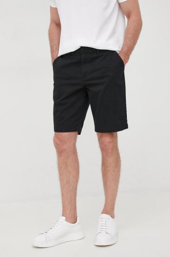 Tommy Hilfiger pantaloni scurți bărbați, culoarea negru MW0MW23568