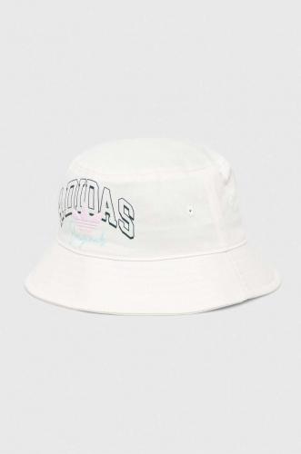 adidas Originals pălărie din bumbac pentru copii culoarea alb, bumbac
