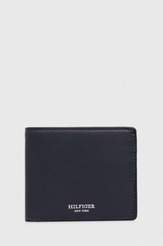 Tommy Hilfiger portofel de piele bărbați, culoarea bleumarin AM0AM11865