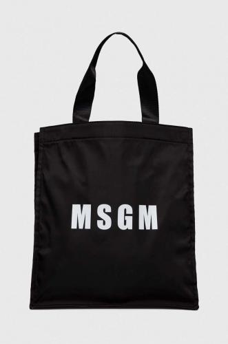 MSGM geantă culoarea negru 3640MZ43.628