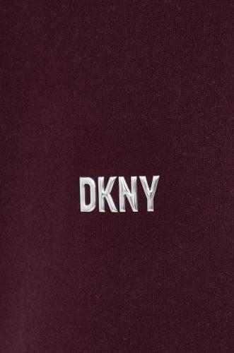 DKNY pantaloni de trening culoarea violet, neted