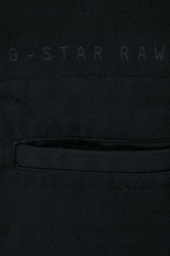 G-Star Raw camasa din bumbac barbati, culoarea negru, cu guler clasic, regular