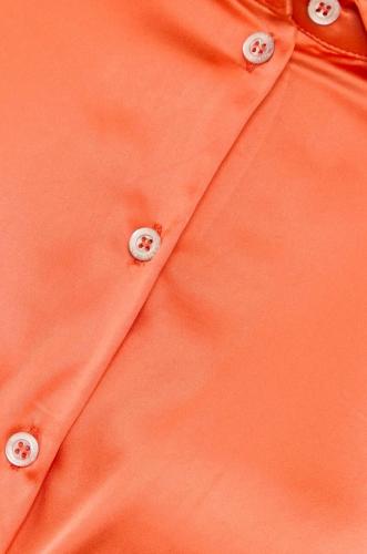 Patrizia Pepe rochie culoarea portocaliu, mini, evazati