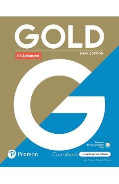 Sally Burgess Gold New Edition C1 Advanced Coursebook + Interactive Ebook -, Amanda Thomas