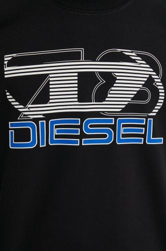 Diesel bluză S-GINN-K43 bărbați, culoarea negru, cu imprimeu, A12508.0HAYT