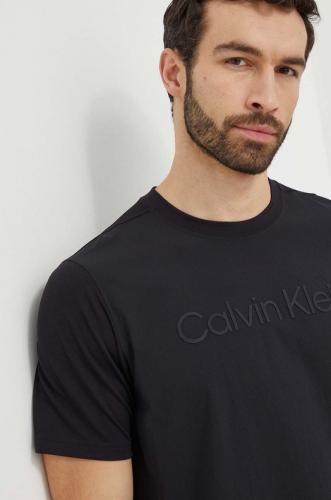 Calvin Klein Performance tricou de antrenament culoarea negru, cu imprimeu