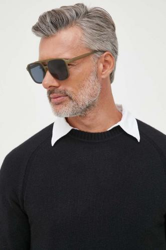 Boss pulover de casmir culoarea negru, light