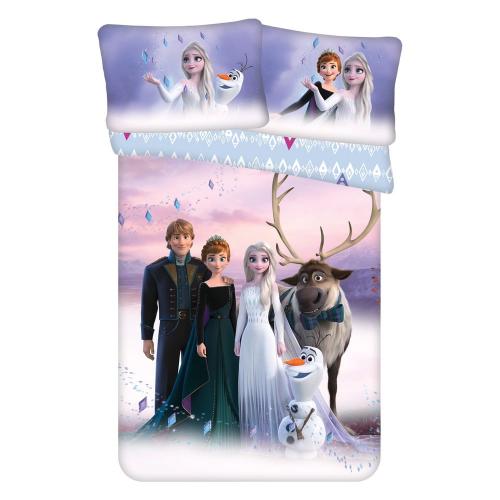 Jerry Fabrics Lenjerie de pat din bumbac pentru copii pentru pătuț 100x135 cm Frozen 2 –