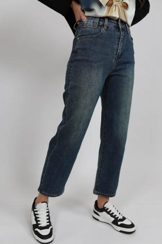 CHANGE OFF Blugi Denim Mom Fit Cu Talie Înaltă Ania