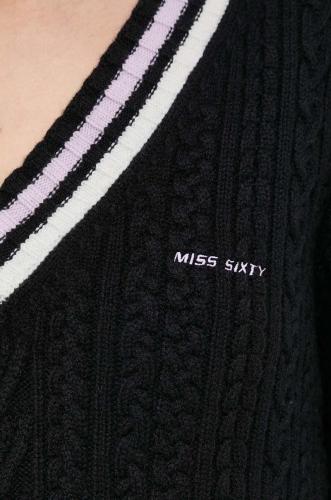Miss Sixty pulover bebe femei, culoarea negru
