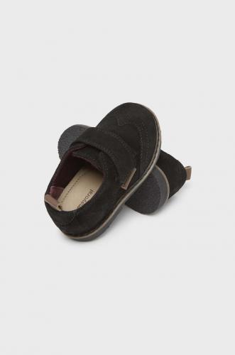 Mayoral pantofi din piele intoarsa pentru copii culoarea negru