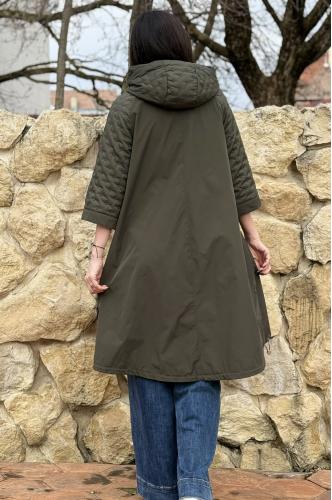 Fly Geacă lungă kaki modernă pentru primavara 2026