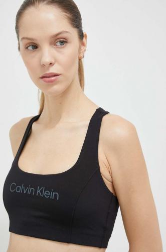 Calvin Klein Performance sutien sport Essentials culoarea negru