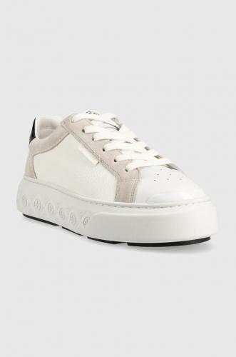 Tory Burch sneakers 149085-100 culoarea alb, Ladybug Sneaker