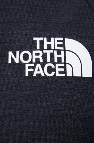The North Face longsleeve sport Mountain Athletic culoarea negru, cu imprimeu