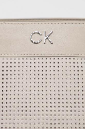 Calvin Klein poseta culoarea bej