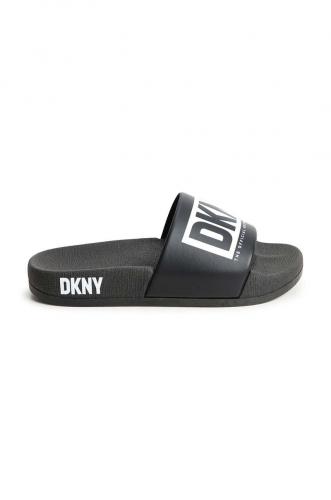 DKNY slapi copii culoarea negru