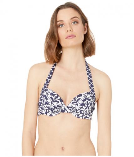 Tommy Bahama Imbracaminte Femei Ikat Diamonds Underwire Full Coverage Molded Cup Bra Mare Navy