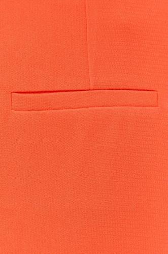 Notes du Nord pantaloni femei, culoarea portocaliu, lat, high waist