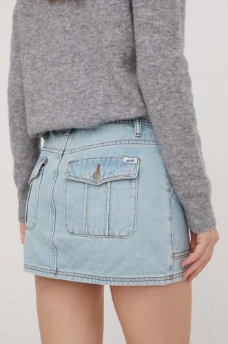 Guess Originals fusta jeans mini, drept