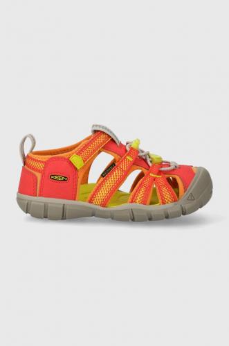 Keen sandale copii SEACAMP II CNX culoarea portocaliu