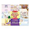-- Colectia de abtibilduri reutilizabile Casa mea Melissa and Doug