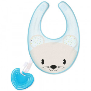 Chicco 3 in 1 Gummy Bib Boy