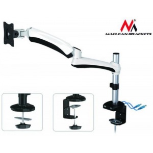 Maclean Suport Monitor MC-669W, 13inch - 27inch (Alb)