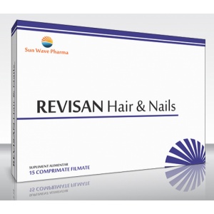 Sun Wave Pharma Revisan Hair Nails 15 Cpr Lista De Preturi Cel Mai Mic Pret