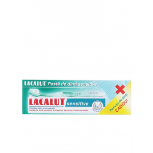 Zdrovit Lacalut Pasta de dinti 75 ml Sensitive+Periuta de dinti