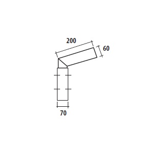 Tecnopali Brat drept simplu 200mm