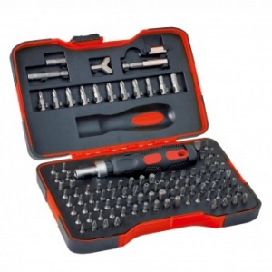 Home Set biti si antrenor cu clichet Cr-V 101buc DE 101505