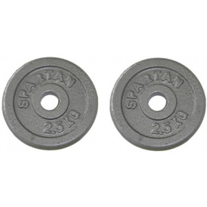 Spartan Set greutati olimpice Spartan 2 x 2.5 Kg