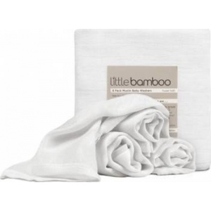 Little Bamboo Muselina din bambus organic Baby Wash - 6 buc