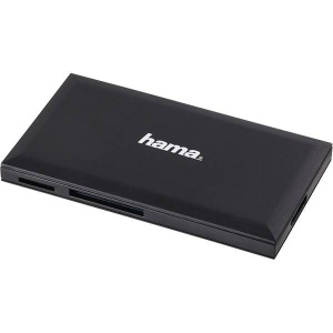 HAMA USB 3.0 Multi-Card Reader, SD/microSD/CF/MS, black 181018