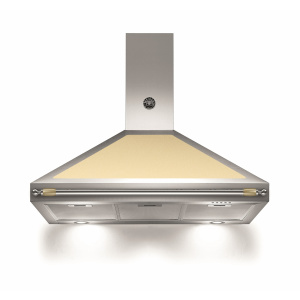 Bertazzoni Hota perete 100 cm Crema Mat design Heritage